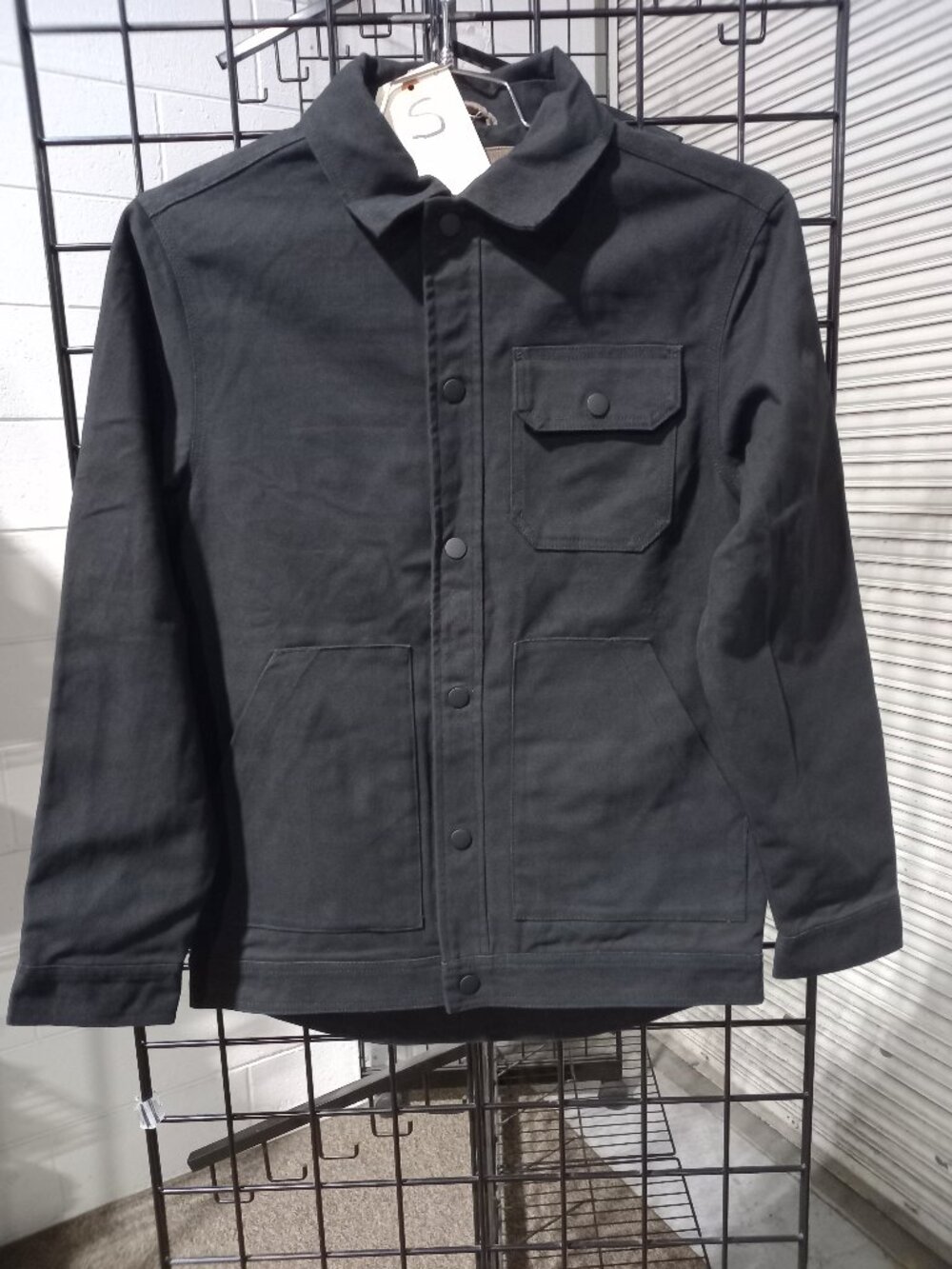 Men's Concealed Carry Flannel Lined Canvas Shirt Jacket | Small